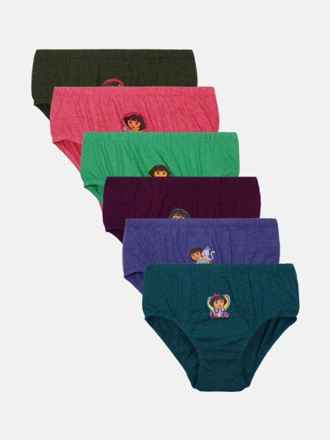 

Red Rose Girls Pack Of 6 Assorted Basic Briefs BABY-124-28