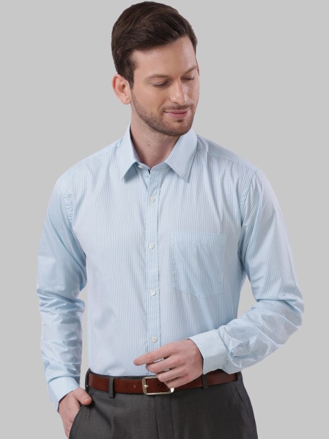 

Next Look Men Blue Slim Fit Striped Casual Shirt