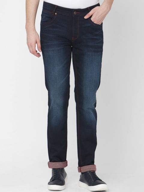 

Mufti Men Navy Blue Slim Fit Mid-Rise Clean Look Stretchable Jeans