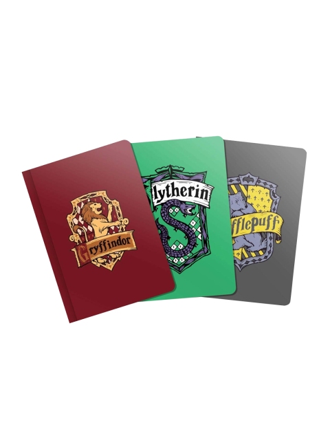 

MC SID RAZZ Set of 3 Harry Potter Binded A5 Ruled Notebooks, Maroon