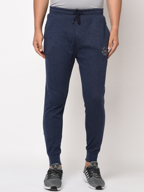 

Duke Men Navy Blue Solid Track Pants