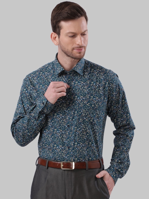 

Next Look Men Blue Slim Fit Printed Casual Shirt
