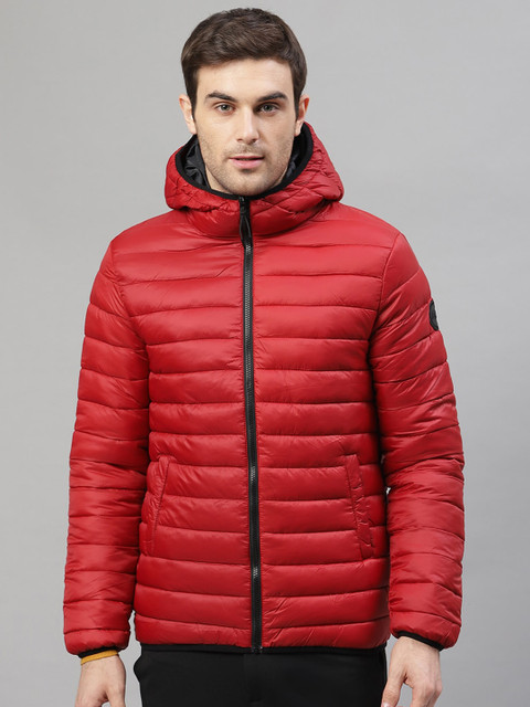 

LINDBERGH Men Red Solid Puffer Jacket