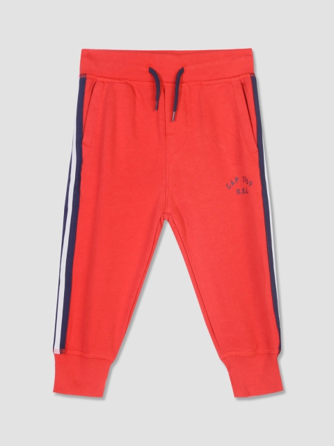 

GAP Baby Boys Red Graphic Pull-On Joggers