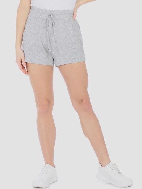 

GAP Women Grey Solid Regular Fit Hot Pants