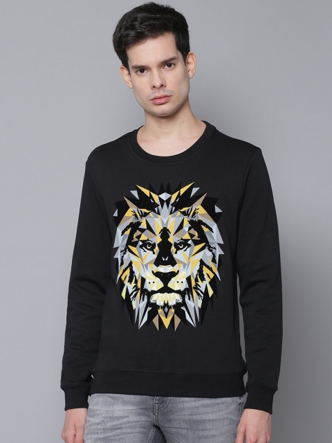 Antony Morato Men Black Printed Sweatshirt