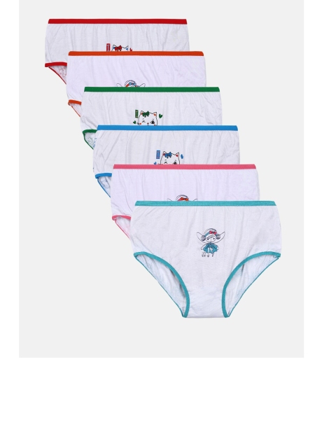 

Red Rose Girls Pack of 6 Assorted Basic Briefs BABY-50-28