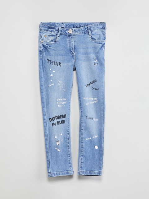 

max Girls Blue Regular Fit Jeans