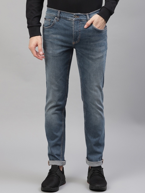 

LINDBERGH Men Blue Tapered Fit Mid-Rise Clean Look Jeans