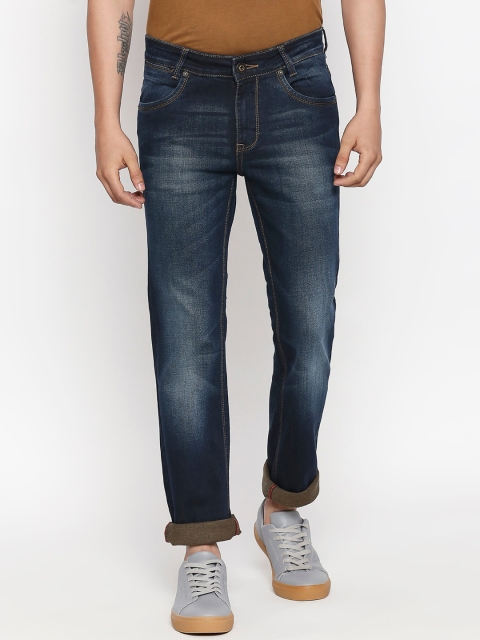 

Mufti Men Navy Blue Slim Fit Mid-Rise Clean Look Stretchable Jeans