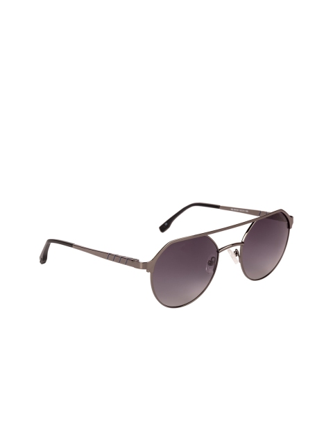 

Voyage Unisex Grey & Gunmetal Toned Polarized Lens Oval Sunglasses-NS-S6028MG3546