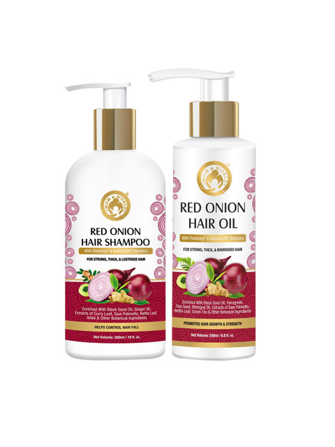 

Mom & World Red Onion Hair Shampoo & Red Onion Hair Shampoo, White