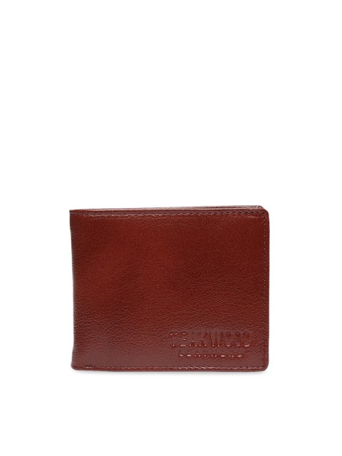 

Teakwood Leathers Men Brown Solid Two Fold Wallet