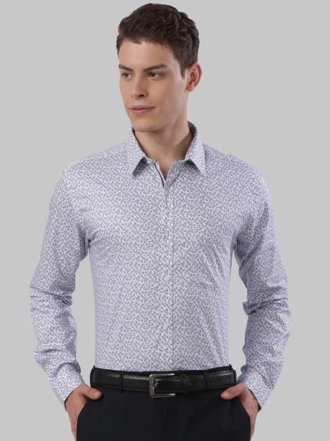 

Next Look Men Blue Slim Fit Printed Casual Shirt