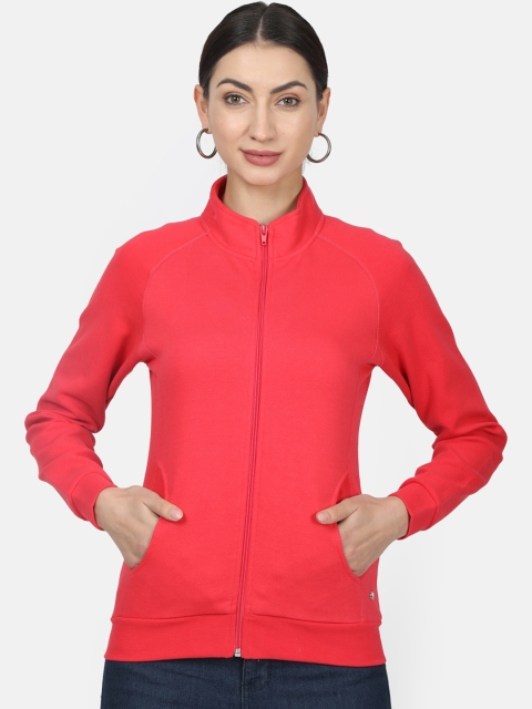 

Monte Carlo Women Pink Solid Sweatshirt