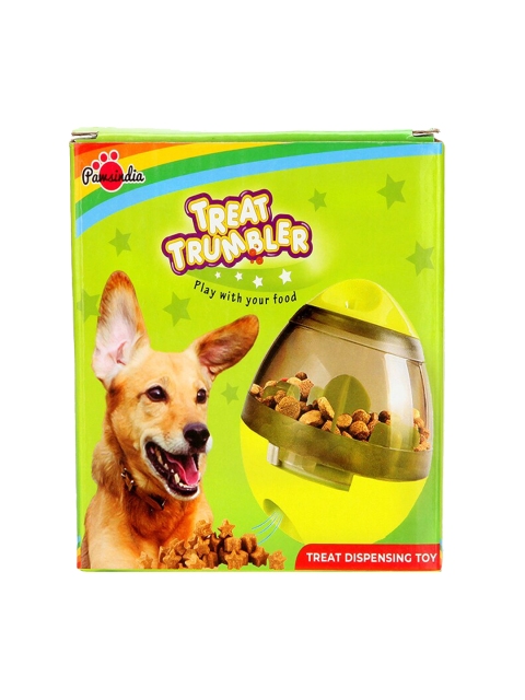 

Pawsindia Green Treat Tumbler Dog Toy