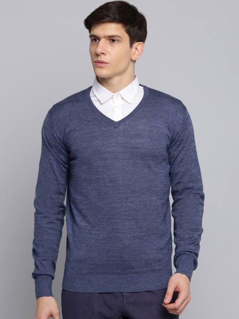 

Bruun & Stengade Men Blue Solid Cotton Pullover