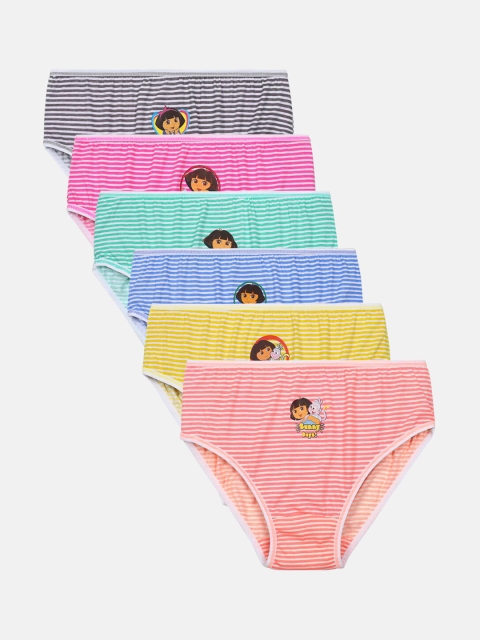 

Red Rose Girls Pack of 6 Assorted Basic Briefs BABY-143-28