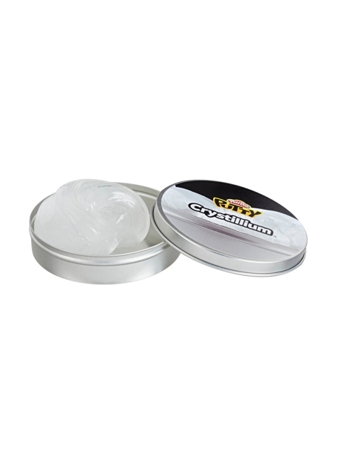 

Playdoh Kids White & Silver-Toned Crystillium Clear Putty 3.2 Ounce Tin