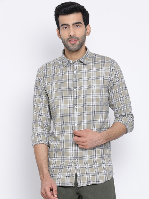 

Richlook Men Multicoloured & Blue Slim Fit Checked Casual Shirt, Multi