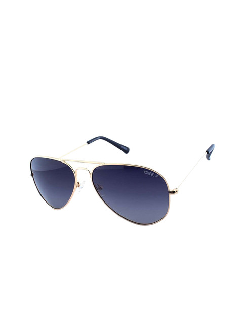 

IDEE Grey Gold-Toned Polarized Aviator Sunglasses-IDS2001-C59PSG, Blue