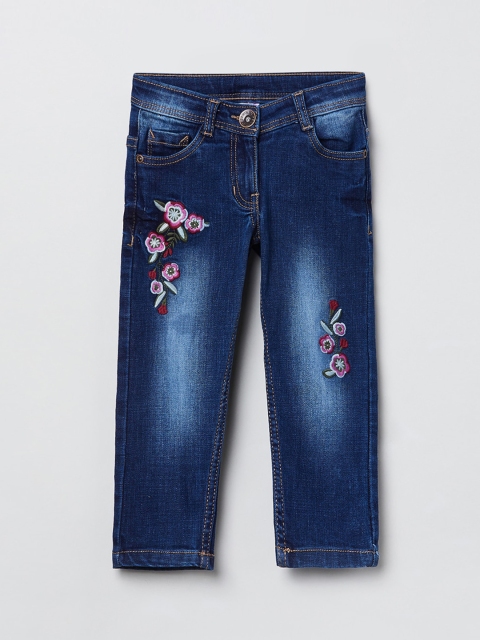 

max Girls Blue Regular Fit Jeans