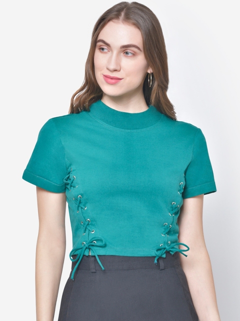 

Martini Women Green Solid Top