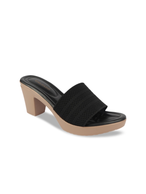 

CALZADO Women Black Solid Heels