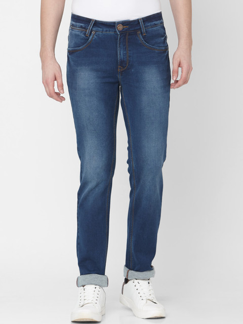 

Mufti Men Blue Skinny Fit Mid-Rise Clean Look Stretchable Jeans