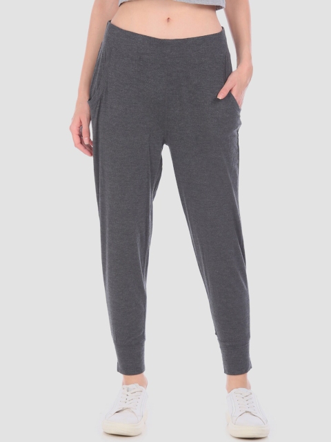 

GAP Women Charcoal Grey Solid Track Pant