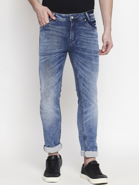 

Mufti Men Blue Regular Fit Mid-Rise Clean Look Stretchable Jeans