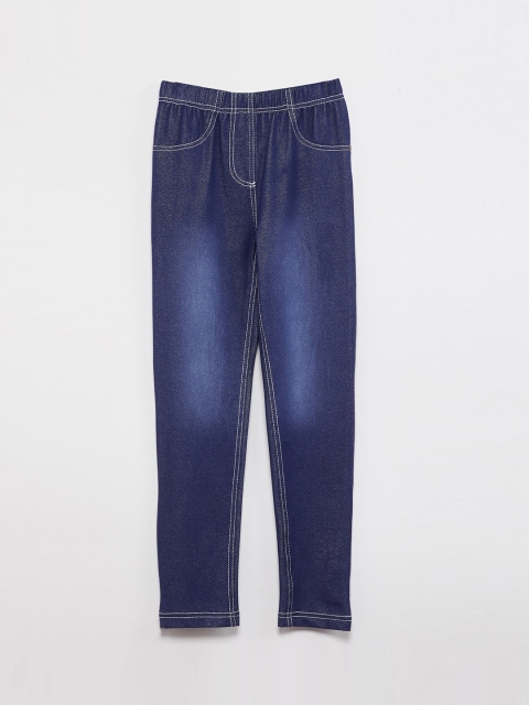 

max Girls Navy Blue Regular Fit Jeans