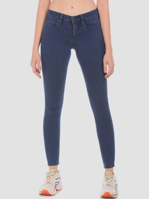 

GAP Women Blue Slim Fit Mid-Rise Clean Look Jeans