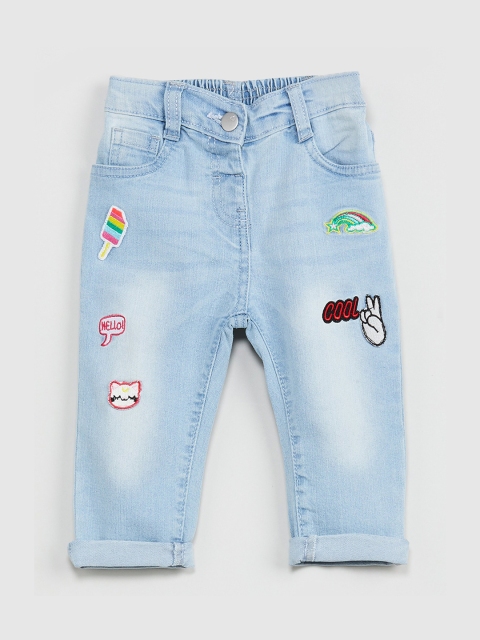 

max Girls Blue Regular Fit Jeans