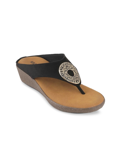 

SOLE HEAD Women Black Solid Heels