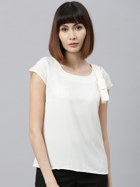 

Park Avenue Woman Off-White Solid Top