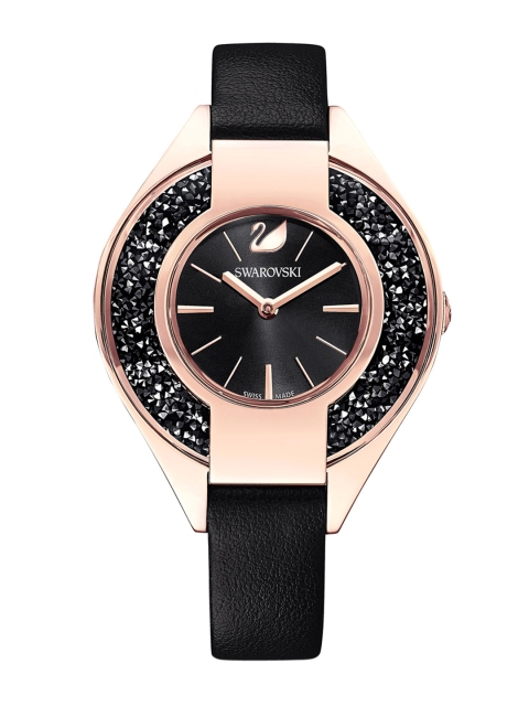 

SWAROVSKI Women Black Crystalline Sporty Analogue Watch 5547632