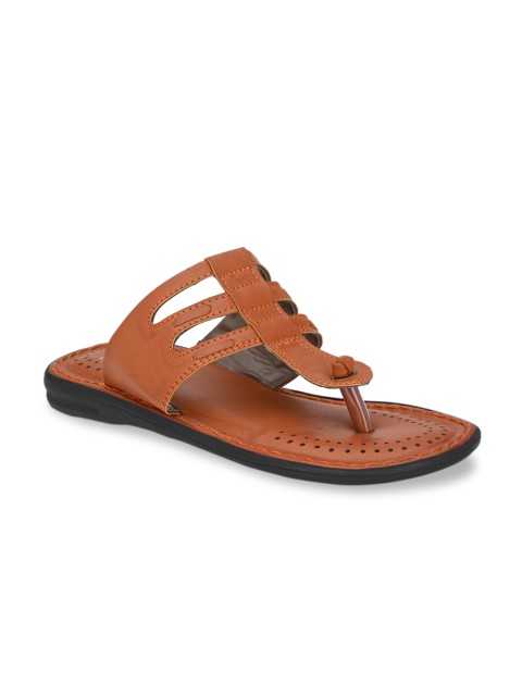 

Big Fox Men Tan Brown Solid Thong Flip-Flops