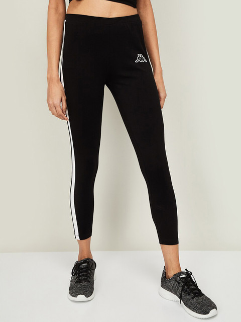 

Kappa Women Black Solid Tights