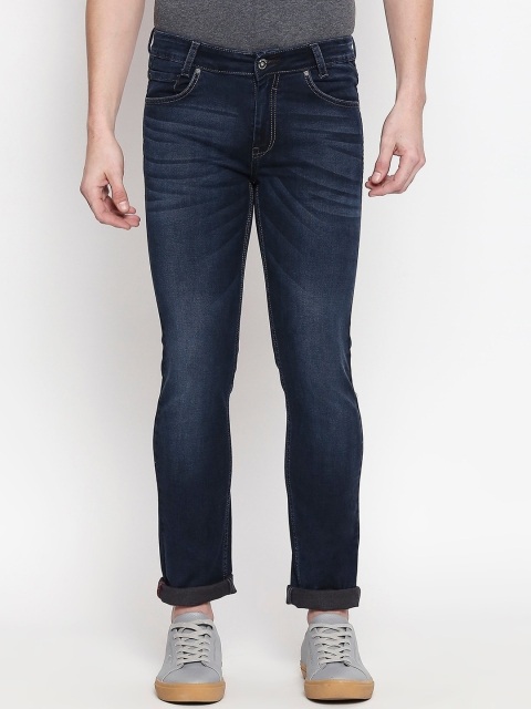 

Mufti Men Blue Regular Fit Mid-Rise Clean Look Stretchable Jeans