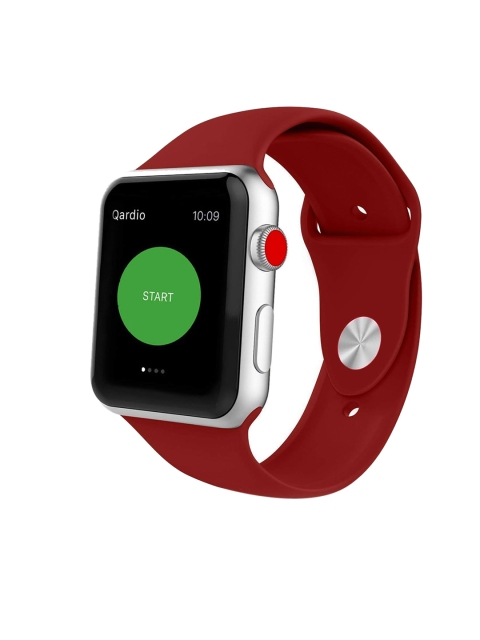 

TREEMODA Unisex Red Apple iWatch Silicone Strap