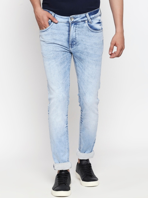 

Mufti Men Blue Skinny Fit Mid-Rise Clean Look Stretchable Jeans