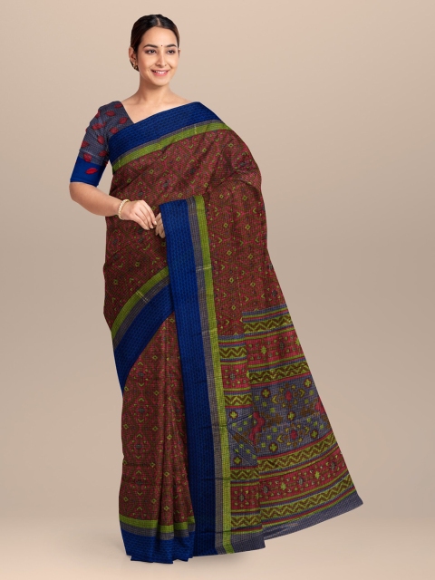 

KLM Fashion Mall Red Printed Saree