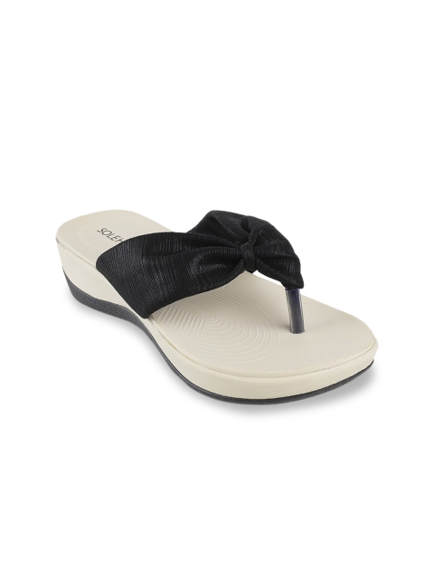

SOLE HEAD Women Black Solid Heels