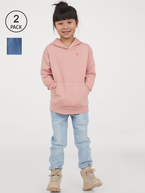 

H&M Girls Blue 2-Pack Denim Joggers