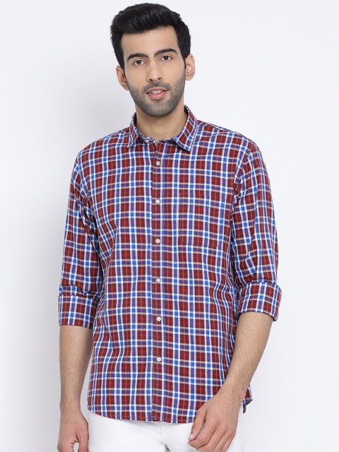 

Richlook Men Multicoloured Slim Fit Checked Casual Shirt, Multi