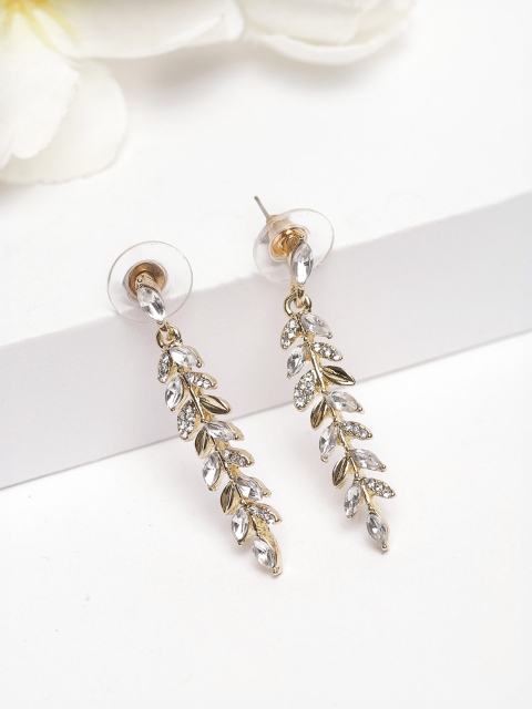 

AVANT-GARDE PARIS Gold-Plated Leaf Shaped Drop Earrings