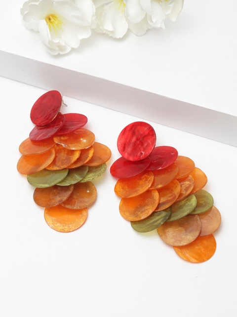 

AVANT-GARDE PARIS Multicoloured Circular Drop Earrings, Multi