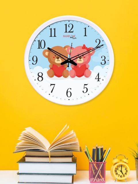

RANDOM White Round Printed Digital Wall Clock