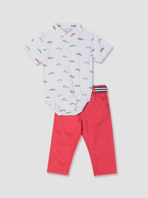 

The Childrens Place Boys Assorted Bodysuit & Belted Trousers